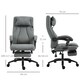 image 7 of Vinsetto Executive Office Chair with Vibration Massage Pillow USB Power Wheels