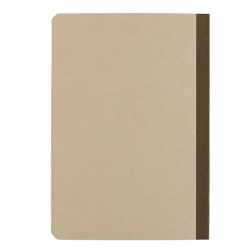 image 1 of XD Collection Stylo Sugarcane A5 Notebook - Brown - One Size