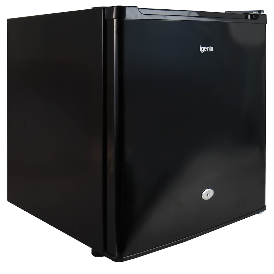 image 1 of Igenix IG3711BL Counter Top Fridge with Lock, 47 Litre, Black