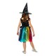 image 2 of Barbie Girls Witch Costume Dress - Multicoloured - 7-8 Years 7