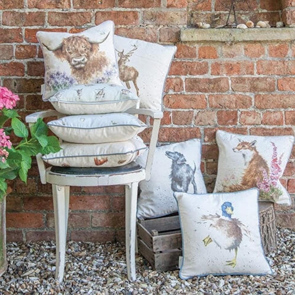 image 1 of Wrendale Designs Highland Cow Cushion