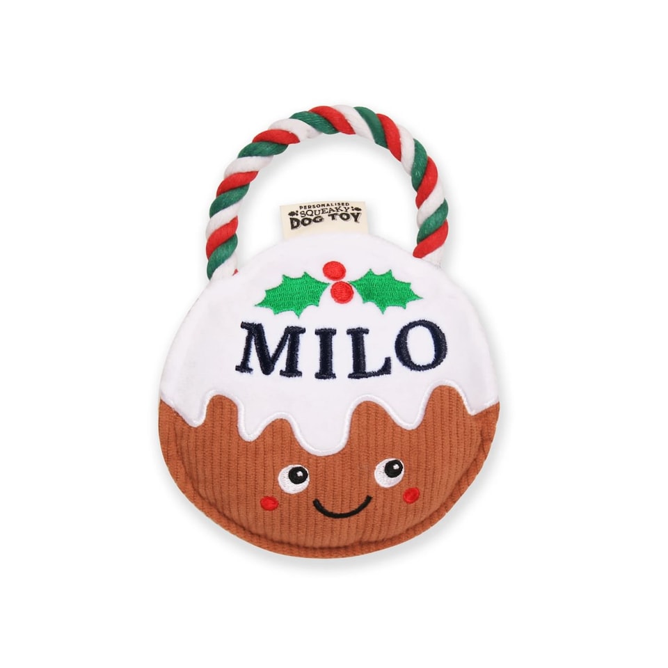 image 1 of Pre-personalised Christmas Dog Toy Gift - Over 80 Titles - Milo