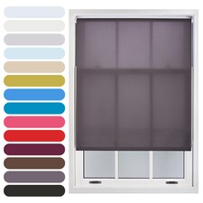 100cm Wide Daylight Roller Blind 210cm Drop | Grey | Dark Grey