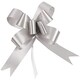image 4 of 10 Silver Pull Bows 30mm