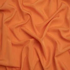 Minerva Core Range Orange Soft Touch Crepe Fabric for Dressmaking, 110cm / 43" Wide - per metre