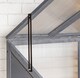 image 4 of Samuel Alexander Wooden Mini Greenhouse Cold Frame - Small Greenhouse Grey H120 x W69 x D49cm