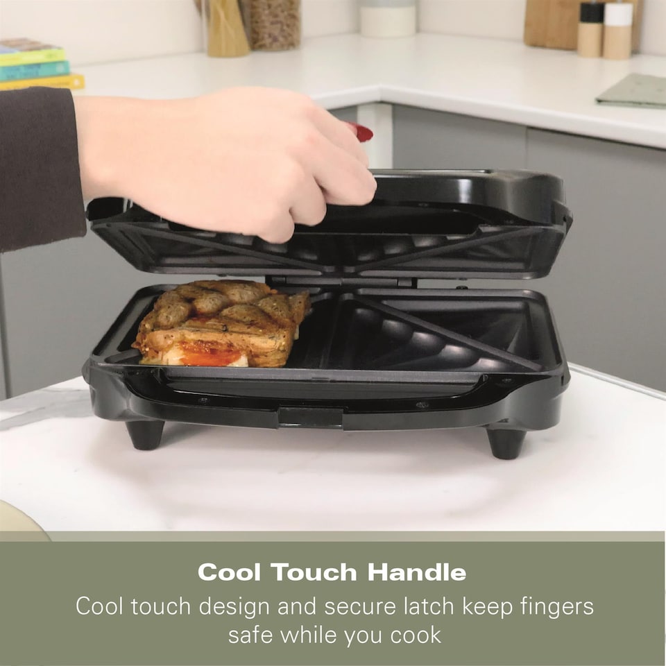 image 1 of Hamilton Beach 2 Slice Deep Fill Sandwich Toaster