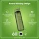 image 6 of Leak Proof 1 Litre Water Bottle, BPA Free, 1000ml (32oz) | Green | Khaki Green | 1L