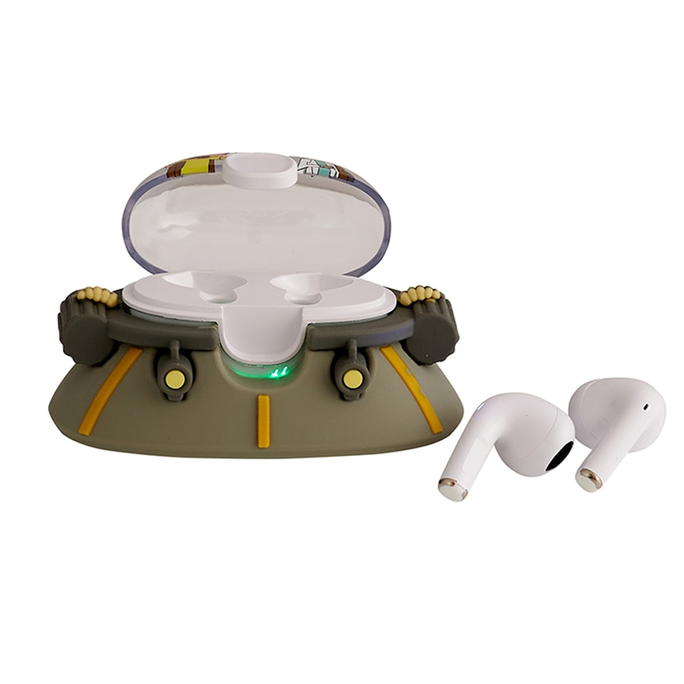 image 1 of Lazerbuilt Rick & Morty Space Cruiser Wireless Earbuds with Mic & Touch Control
