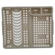 image 2 of Large Plastic Dish Drainer with Cutlery Rack Kitchen | Grey | 1