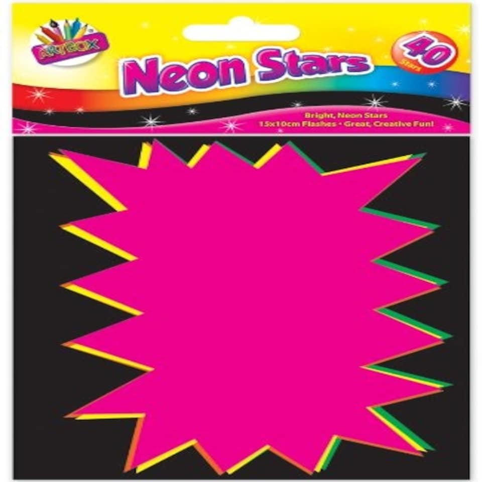 image 1 of Pack of 40 Fluorescent Flashes 15 x 10 cm