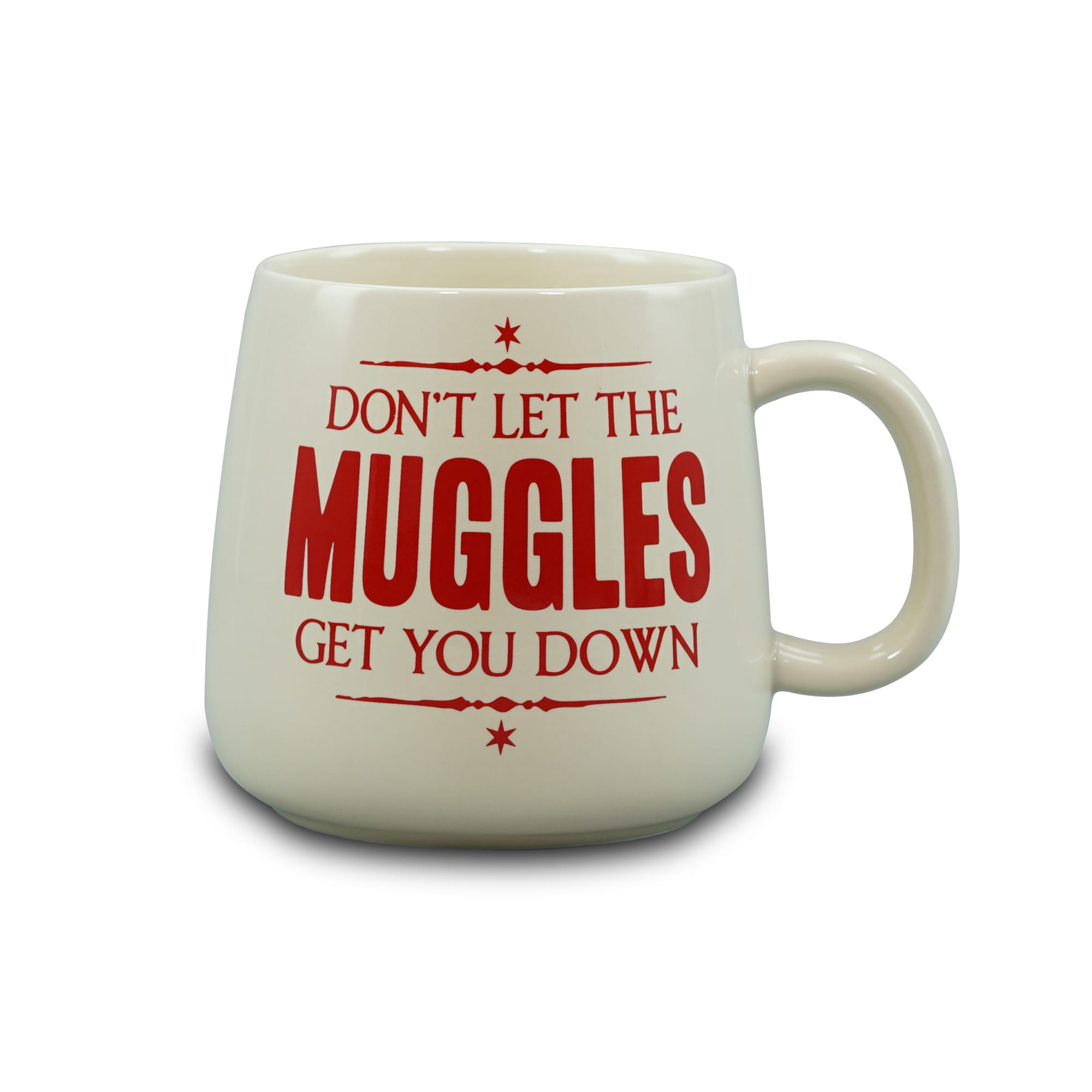 Harry Potter 'Don't Let The Muggles' 370ml Oval Mug in White