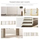 image 4 of PawHut Freestanding Pet Dog Gate, Six-Panel Foldable Wooden Playpen, 432cm