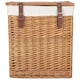 image 4 of Small Boutique Double Steamed Wash Storage Laundry Basket With Lining | Brown | Brown