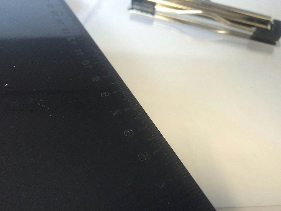 image 1 of Pack of 48 A5 Black Solid Plastic Clipboards with Ruled Side