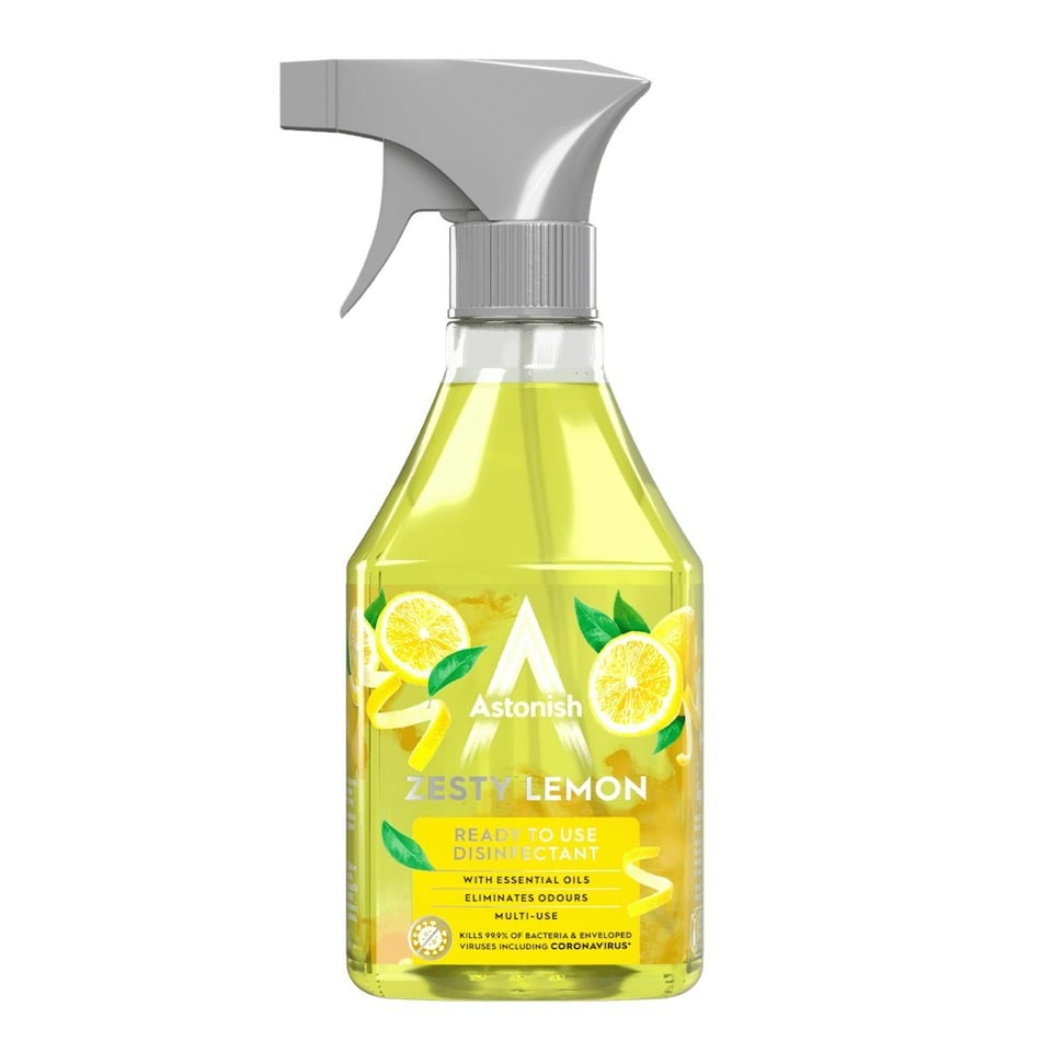 image 1 of Ready to Use Disinfectant Spray Zesty Lemon