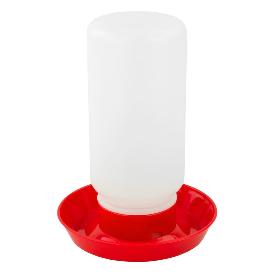 image 1 of KCT 1L Automatic Chicken Water Dispenser Red