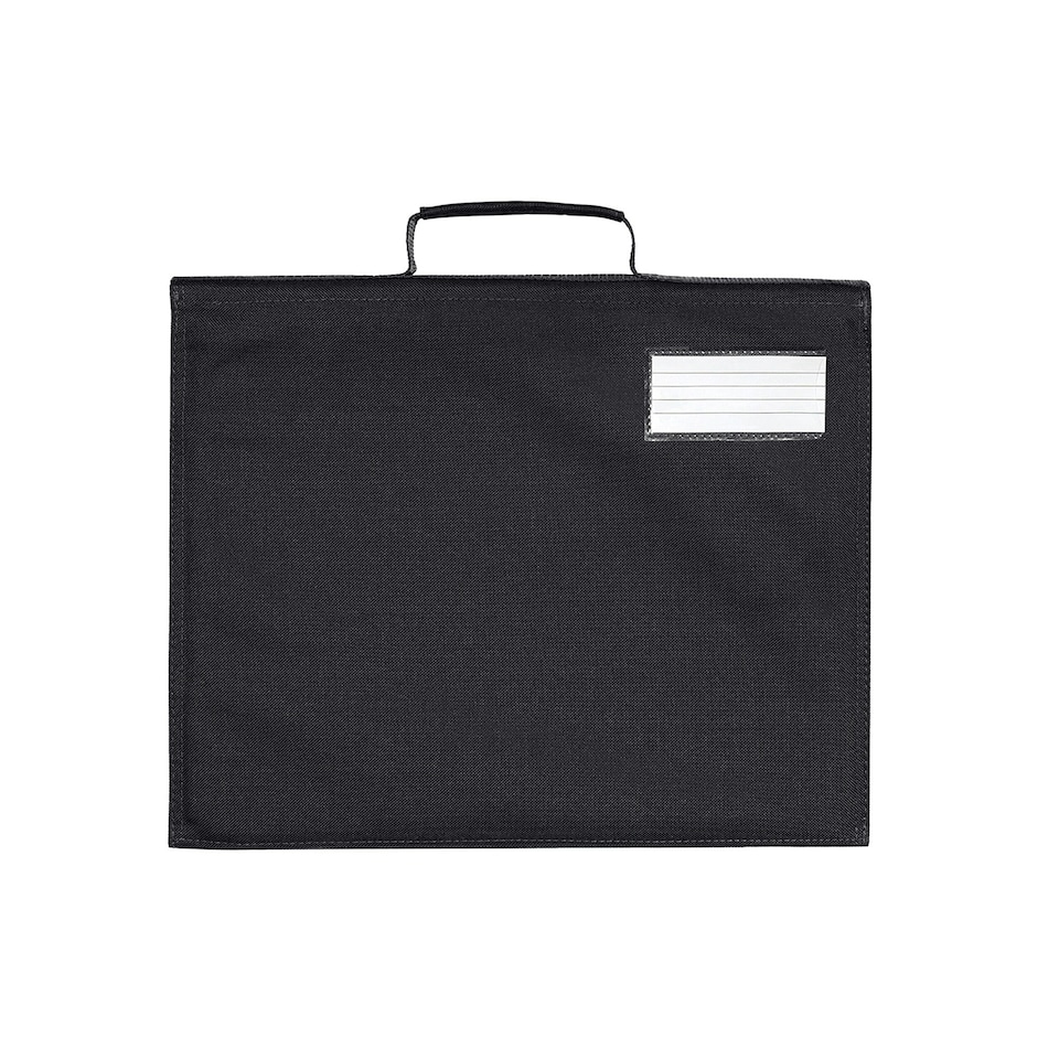 image 1 of Quadra Classic Reflective Book Bag - Black - One Size