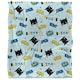 image 1 of Batman All-Over Print Blanket - Multicoloured - One Size