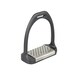image 2 of Shires Metal Horse Stirrups - Black - 4.5in