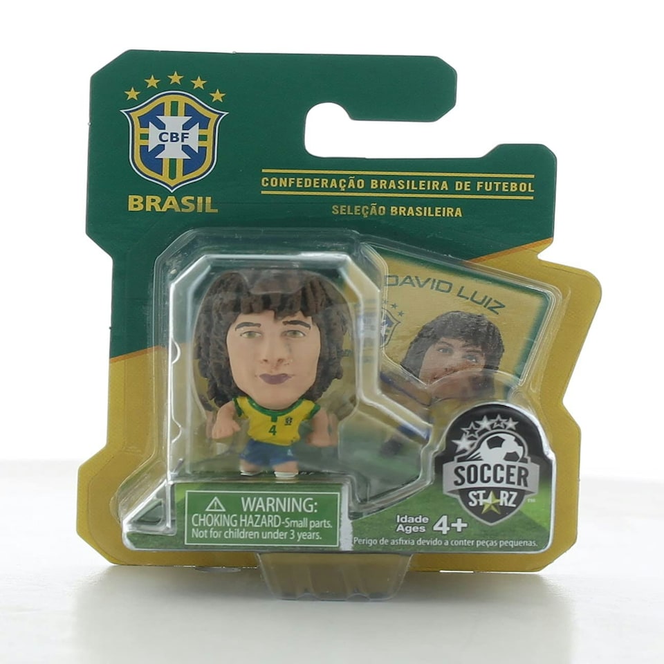 image 1 of Soccerstarz - Brazil David Luiz - Home Kit /Figures - Creative Toys Company - TOYS - 77010