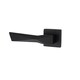 image 4 of Golden Grace 1 Pair Modern Aura Premium Design Door Handles on Square Rose in Matt Black Finish Black