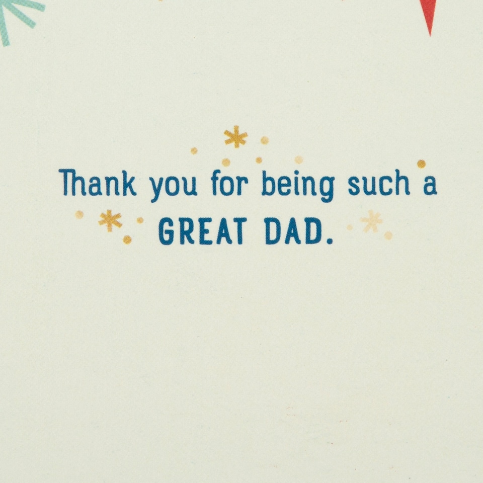 image 1 of Hallmark Father's Day Card For Dad - 3D Pop-Up Stars Design
