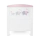 image 4 of Ickle Bubba Coleby Style Cot Bed Elephant Love Pink - Without Mattress