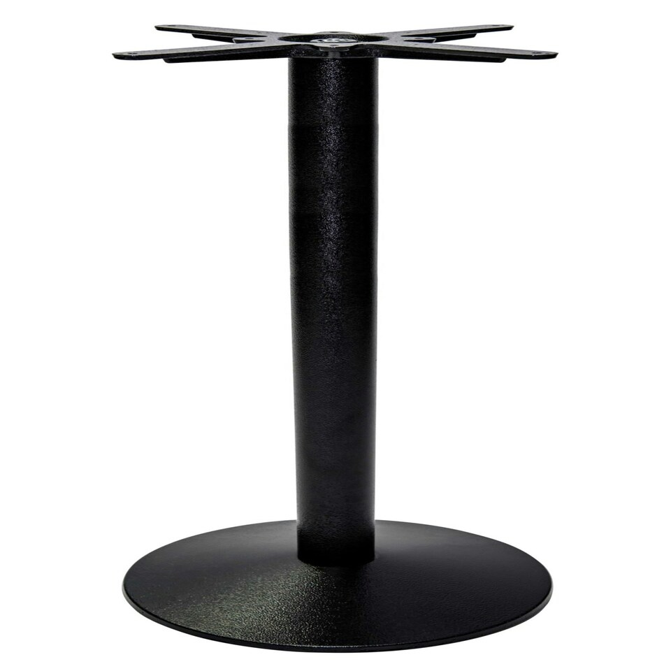 Black cast iron dome table base - Medium 1080 mm Black