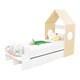 image 3 of Cody 1 Drawer Kid House Bed - L98 x W223 x H159 cm - White/Pine Effect