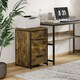 image 2 of Vinsetto 70cm Vertical Office Filing Cabinet w/ 2 Drawer, Hanging File Folder
