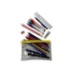 image 3 of Stationery Filled Yellow Zip 8x5" Pencil Case with Colouring Pencils