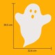 image 4 of White Ghost Shaped Acrylic Halloween Grazing Board 39.5cm