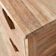 image 6 of 4 Drawer Chest Natural Wooden Bedroom Storage Organiser Bedside Fully Assembled Bronze | 4 Drawers