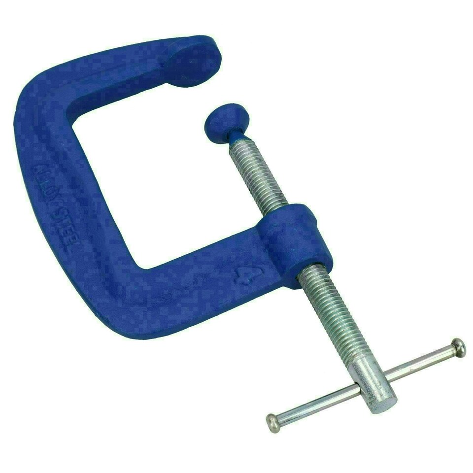 image 1 of Screw G Clamp Fastener Holder Clamping For Woodworking Welding 4" 1 Pack