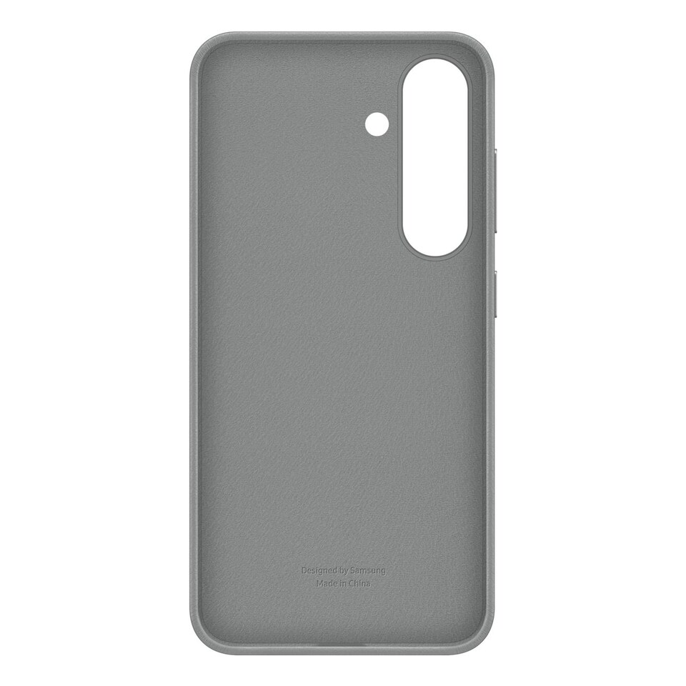 image 1 of Samsung Galaxy Kindsuit Faux Leather Case for Galaxy S25, Grey