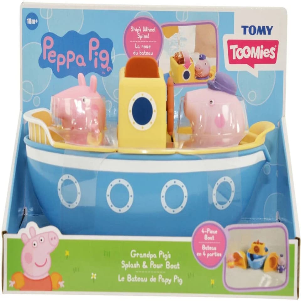 image 1 of Peppa Pig - Grandpa Pig's Splash & Pour Boat