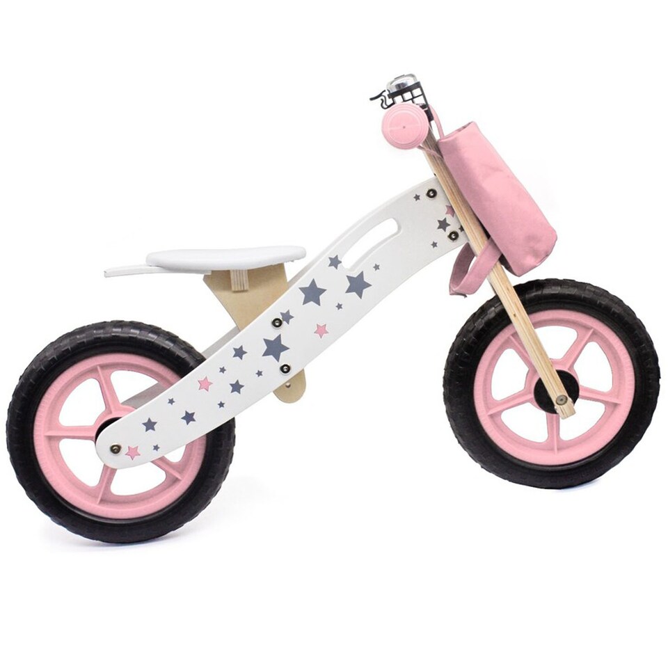 image 1 of Kids Balance Training Bike First Bicycle Lightweight Steel Adjustable Seat Bell