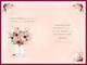 image 2 of Vase Of Flowers Beautiful Wife Valentine's Day Card