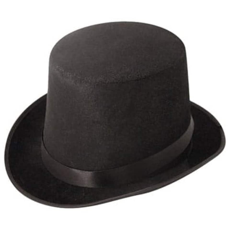 Black Velour Topper Hat