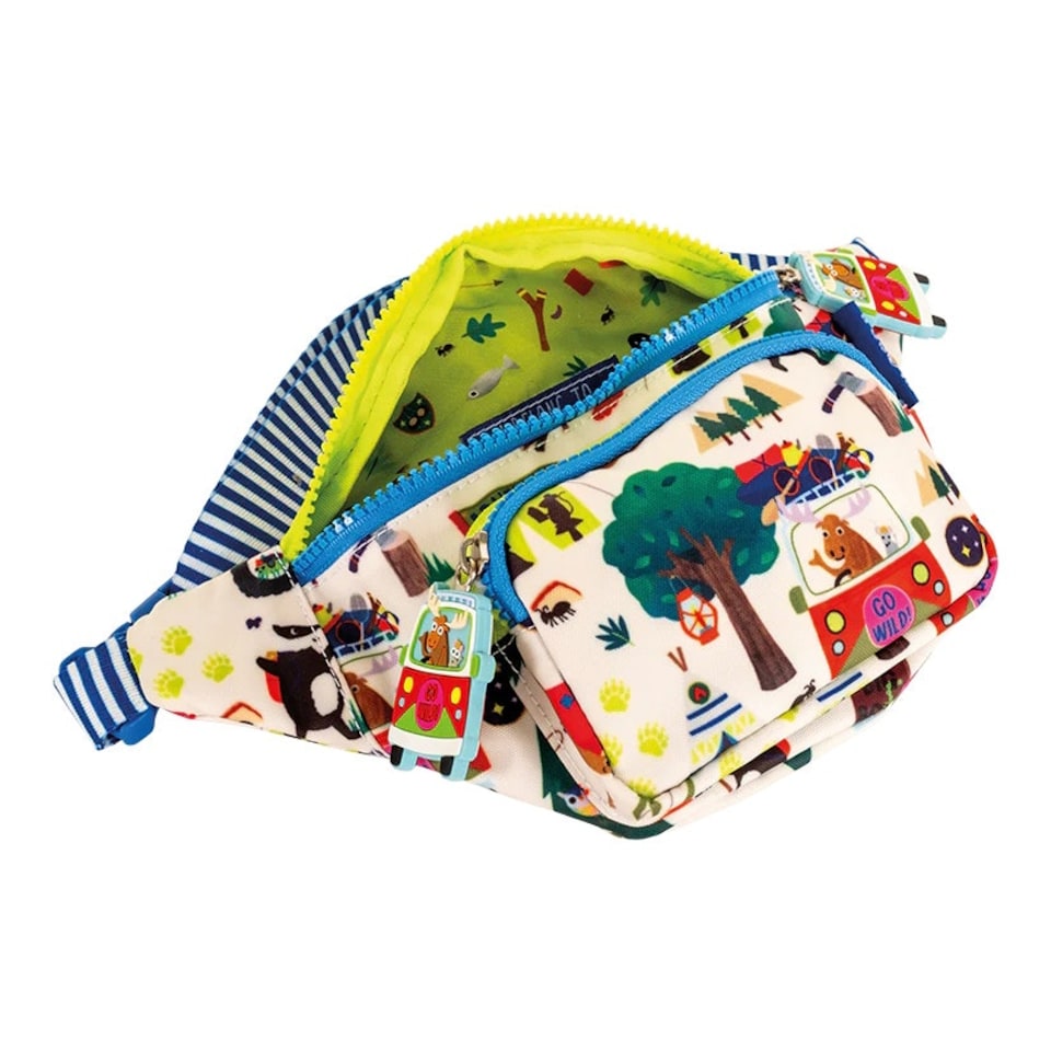 image 1 of Floss & Rock Children's Belt Bag - Adventure Multi