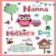 image 3 of Nanna - On Mother's Day Owl's Greeting Card