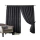 image 4 of Tivoli Fully Lined Pencil Pleat Curtains - Charcoal - 168x229cm