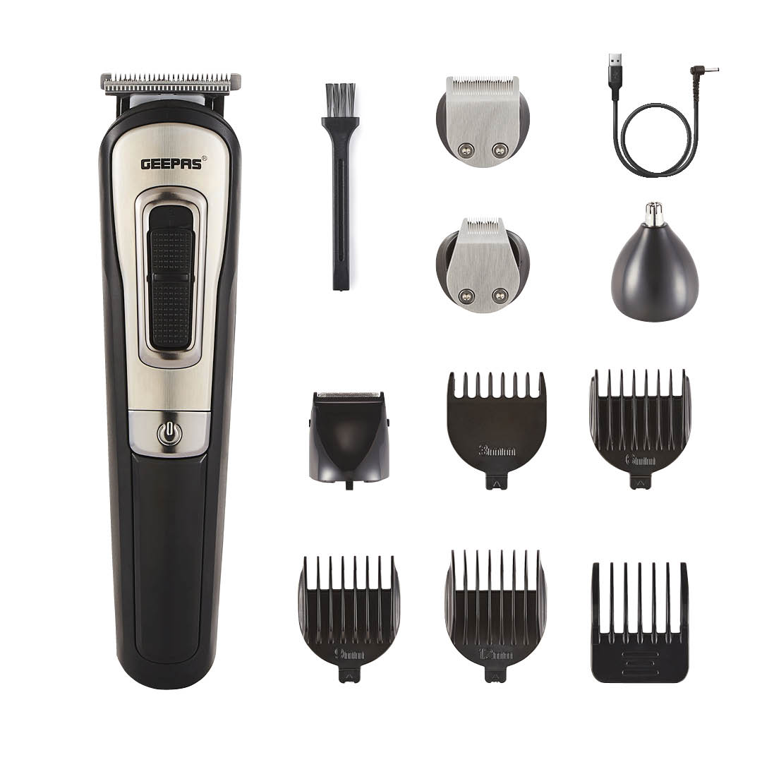 GEEPAS 11-in-1 Rechargeable Multi Grooming Kit