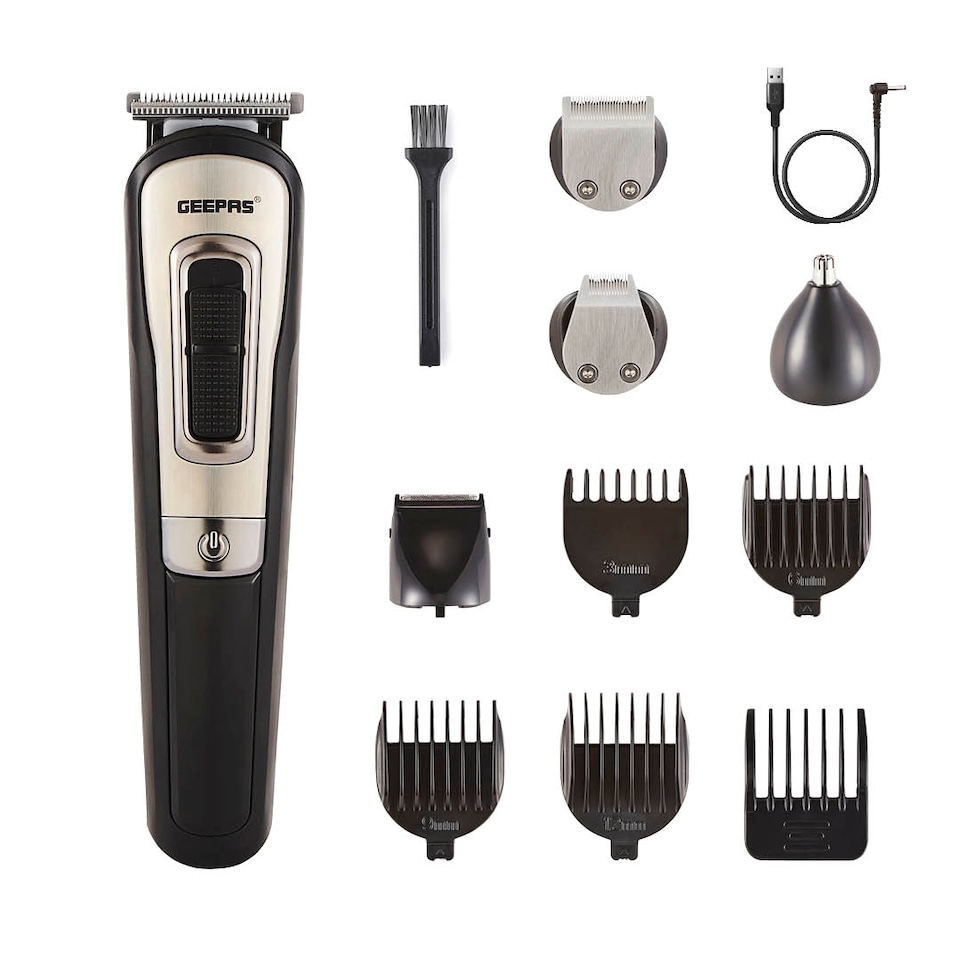 image 1 of GEEPAS 11-in-1 Rechargeable Multi Grooming Kit