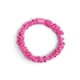 image 8 of Silver Cloud Satin Scrunchie Trio Combo Fuchsia 3 Pack