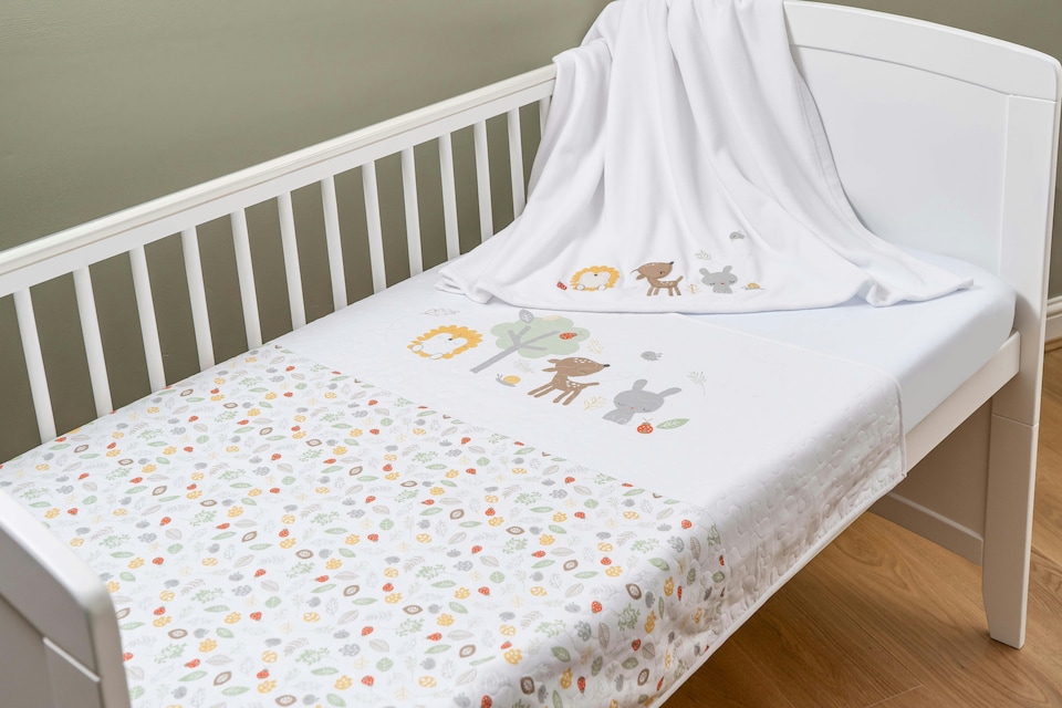 image 1 of East Coast Nursery Safari Friends 3 Piece Baby Bedding Set