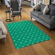 image 2 of Nautical Elements on Green (Rug) Green | XL: 160x230cm