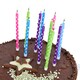 image 4 of KitchenCraft Celebration Candles Multicolour 24 Pack Multi