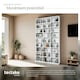 image 3 of CD Shelf Unit Christel - 27 compartments for up to 1080 CDs White